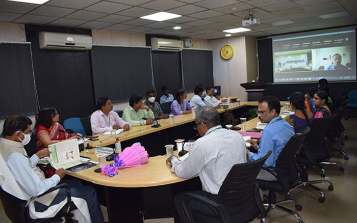 Review meeting of Nutri-Smart Village Programme under the chairmanship of hon’ble Secretary DARE & DG, ICAR in hybrid mode on 25th April, 2022.